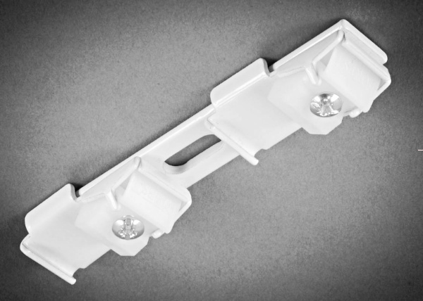 Mocowanie podwójne sufitowe KS i DS do szyn aluminiowych