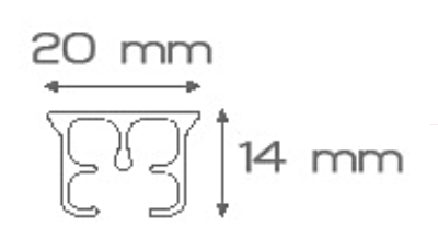 Szyna CKS w kolorze białym – elegancka i trwała szyna aluminiowa
