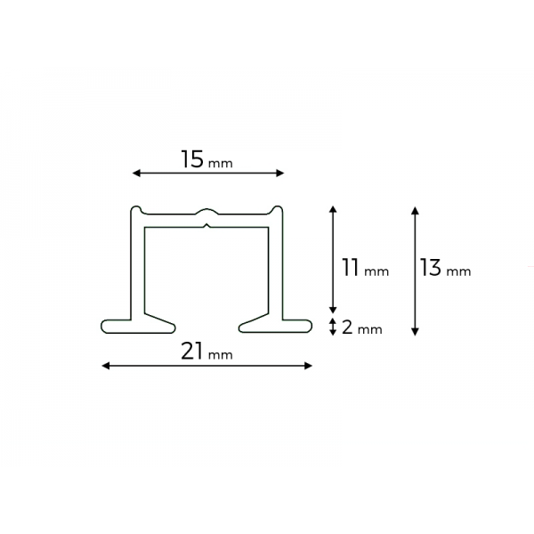 KS RECESS SZYNA DO ZABUDOWY