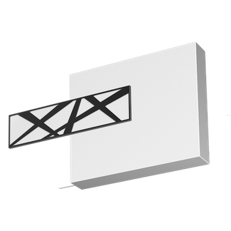 Końcówka GALAXY do systemu TOP LINE 80 w eleganckiej kolorystyce Biały Błysk &amp; Czarny Błysk. Nowoczesny design, błyszczące wykończenie i precyzyjne wykonanie podkreślają ekskluzywny charakter produktu. Idealne dopasowanie do nowoczesnych wnętrz.