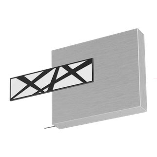 Końcówka do karnisza Top Line 80 Galaxy w trzech kolorach: stal, biały błysk i czarny błysk. Nowoczesna końcówka do zasłon i firan, idealna do minimalistycznych, industrialnych i designerskich wnętrz.