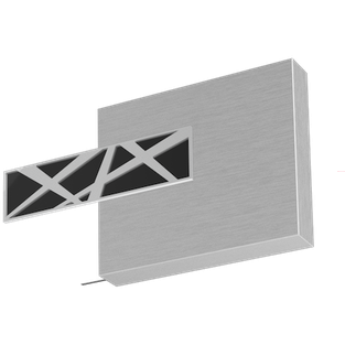 Końcówka do karnisza Top Line 80 Galaxy w trzech odcieniach: stal, czarny błysk i chrom. Nowoczesna końcówka do zasłon i firan, idealna do industrialnych i luksusowych wnętrz.