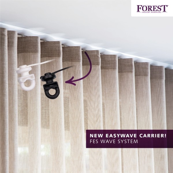 Suwak EASY WAVE – bez wysiłku falowanie zasłon.