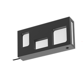 SQUARE końcówka INTERNO czarny mat wypełnienie czarne.