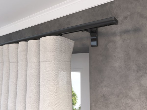 Czarna szyna DS – aluminiowa, trwała i elegancka, idealna do wnętrz w stylu nowoczesnym i loftowym