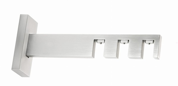 wspornik stalowy potrójny stal przecierana