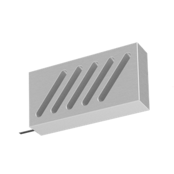 Końcówka RIVA SQUARE w stalowym wykończeniu – elegancki, minimalistyczny dodatek do karniszy, który nada nowoczesnego charakteru Twojemu wnętrzu.
