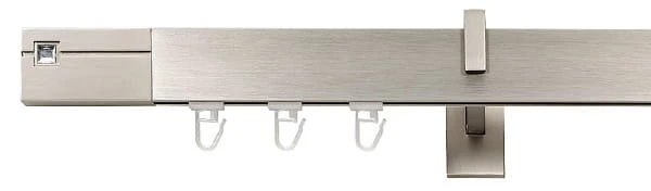 Karnisz Square Line z końcówką biały kryształ