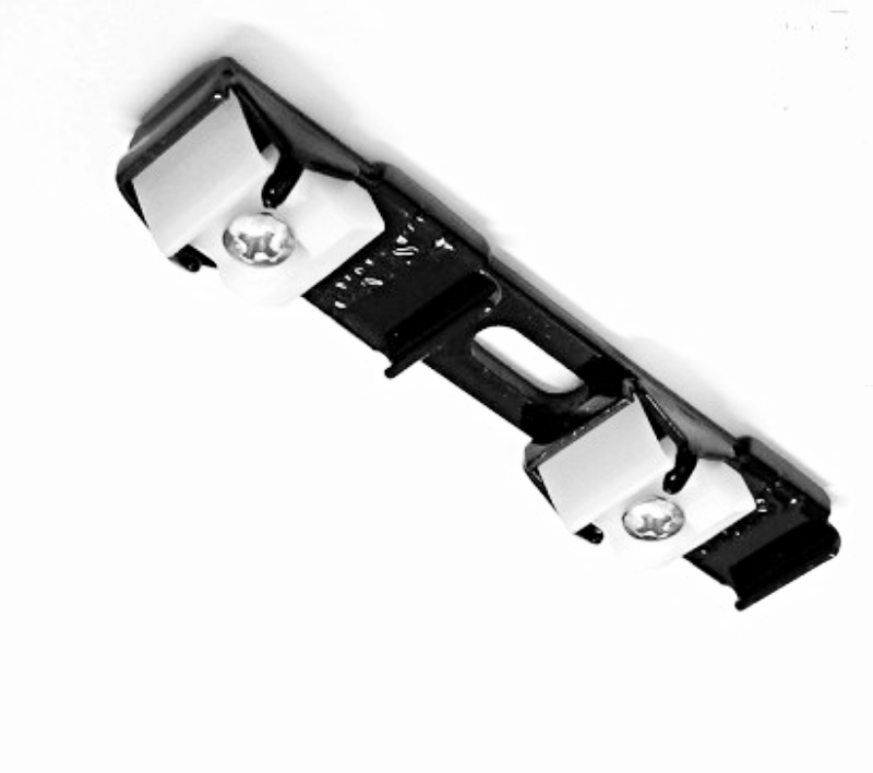 Czarny uchwyt sufitowy podwójny SMART KLICK