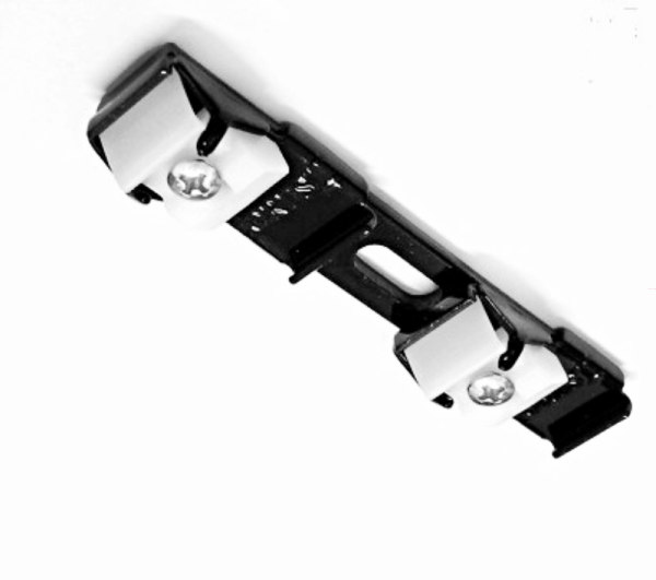 Czarny uchwyt sufitowy podwójny SMART KLICK