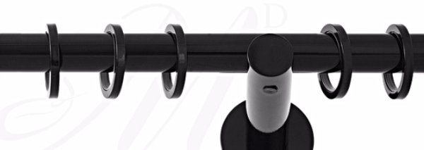 rura 19 mm czarny mat