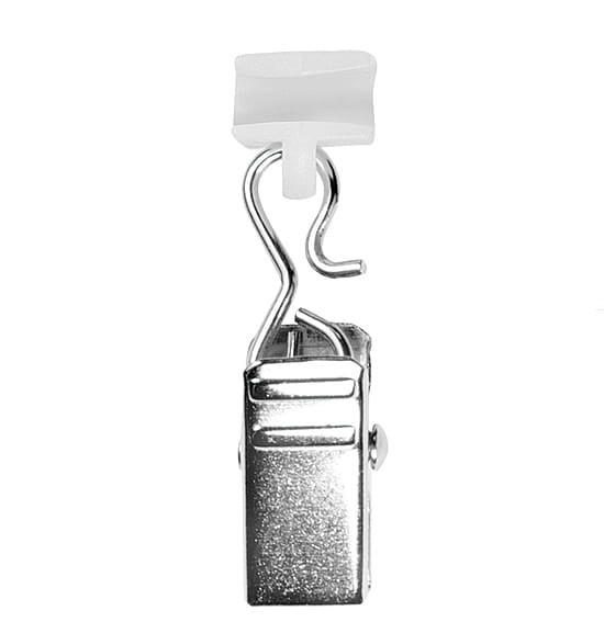 Ślizg krótki z żabką do karniszy Square Line