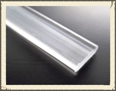 rolety rzymskie - obciążnik transparentny