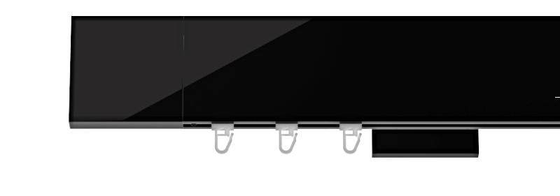 Profil aluminiowy 80 mm w czarnym błysku – elegancka i nowoczesna opcja, która idealnie podkreśla każde wnętrze swoim połyskliwym wykończeniem.