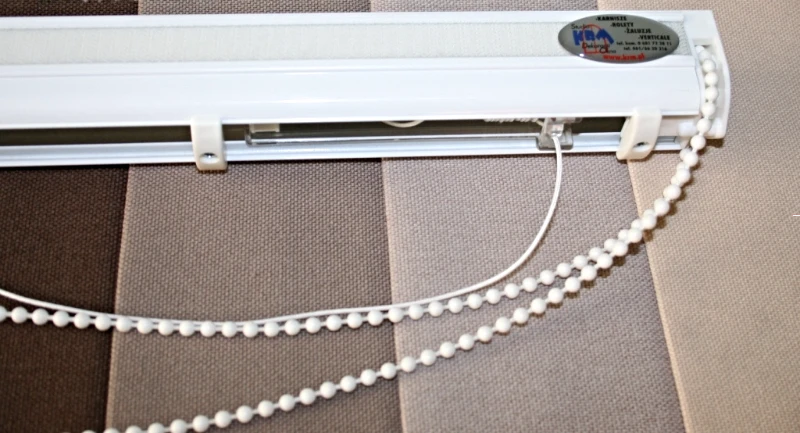 Mechanizm do rolety rzymskiej w systemie otwartym - łańcuszek i bębenek