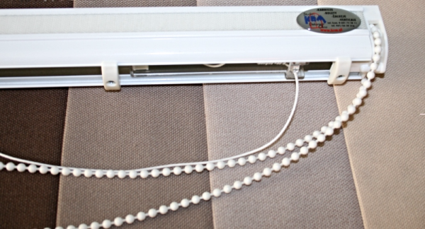 Mechanizm do rolety rzymskiej w systemie otwartym - łańcuszek i bębenek