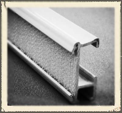 Szyna z rzepem do rolet rzymskich - atrapy