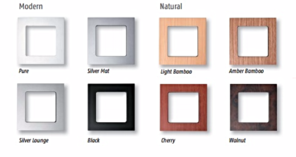 Ramka SMOOVE - eleganckie i stylowe wykończenie dla radiowego nadajnika naściennego SMOOVE. Dostępna w różnych kolorach, idealnie dopasowana do nowoczesnych i klasycznych wnętrz.