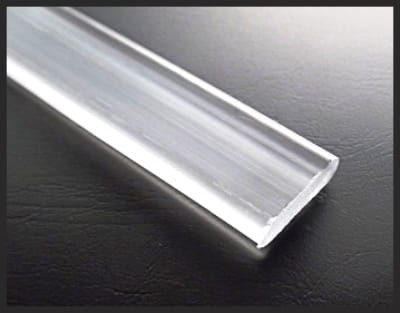 komponenty do rolet rzymskich - obciążnik  transparentny