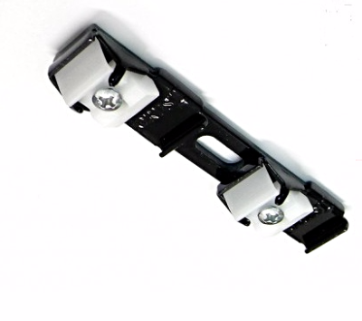 Czarny uchwyt sufitowy podwójny SMART KLICK do szyn KS, CKS