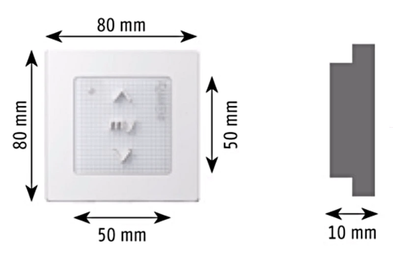 Ekskluzywny nadajnik SMOOVE 1 O/C RTS Black Shine – kompatybilny z napędami Somfy RTS.