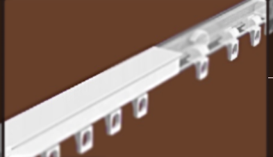 szyna aluminiowa KS do firan i zasłon